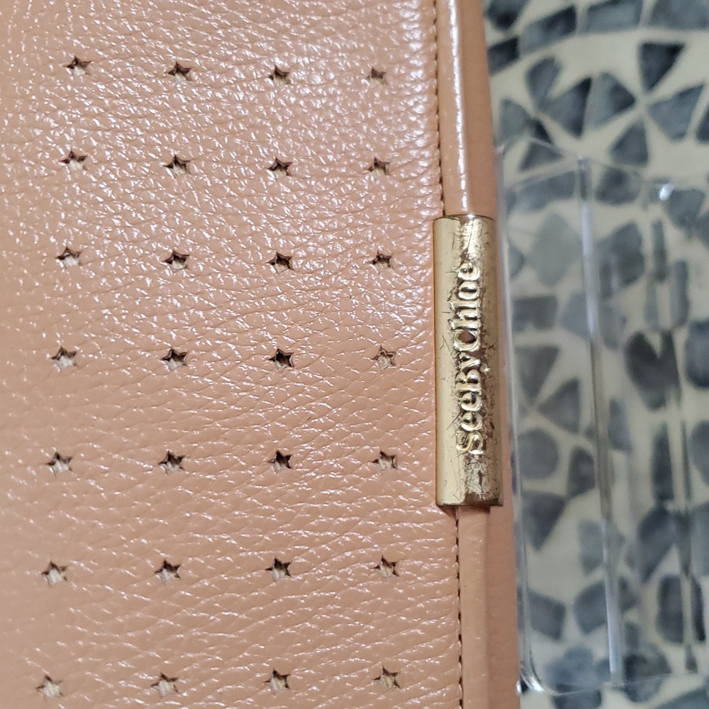 See By Chloe Leather Elegant Tan Wallet for Women